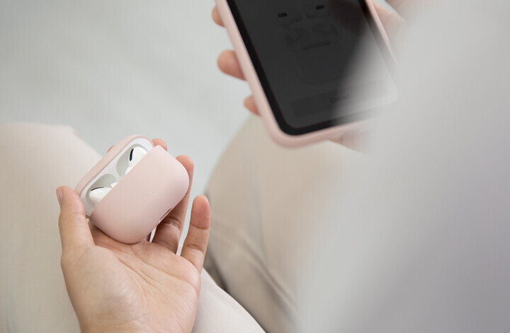 UNIQ Lino AirPods Pro 2 素色簡約藍牙耳機液態矽膠保護套