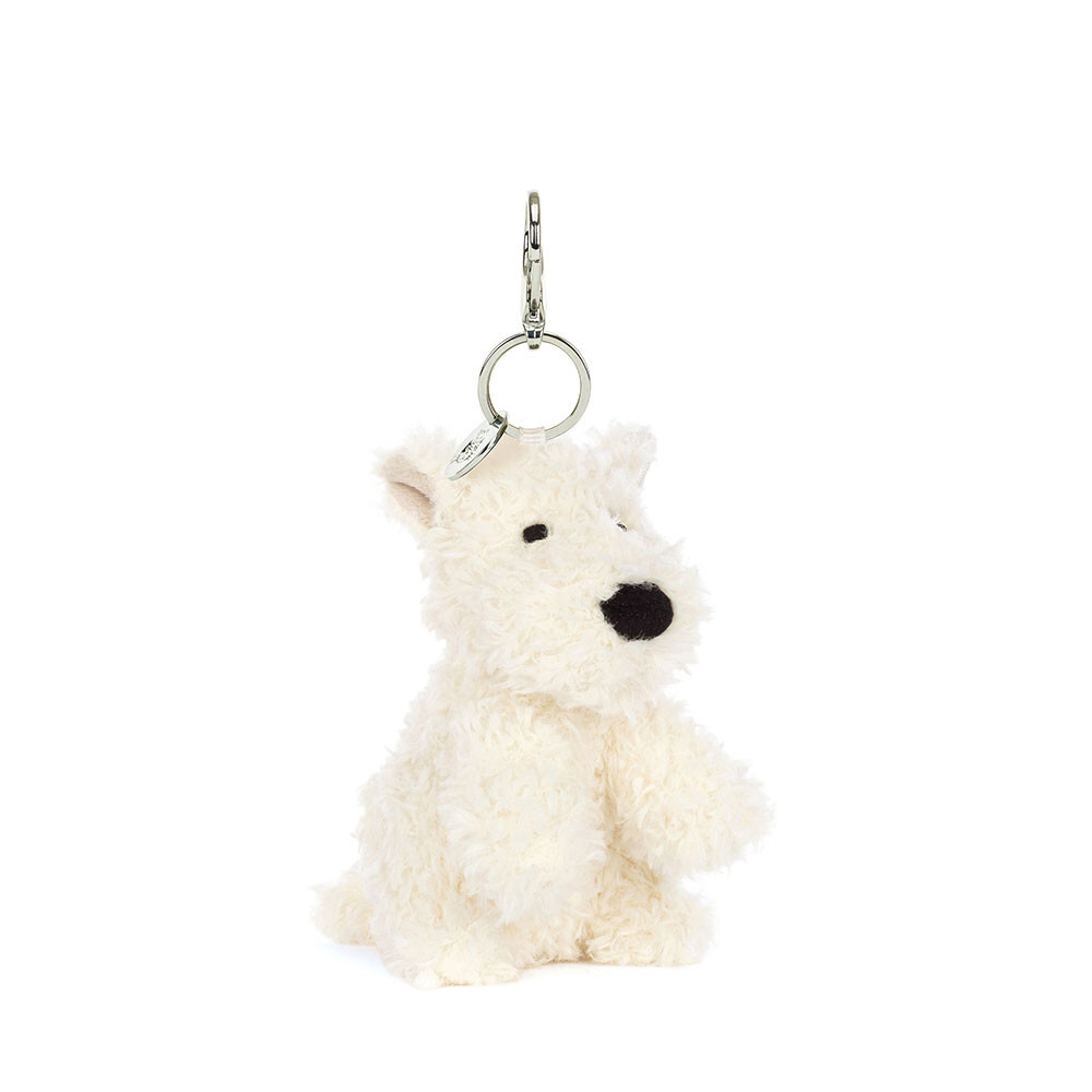 JELLYCAT 西高地白狗仔匙扣  Munro Scottie Dog Bag Charm
