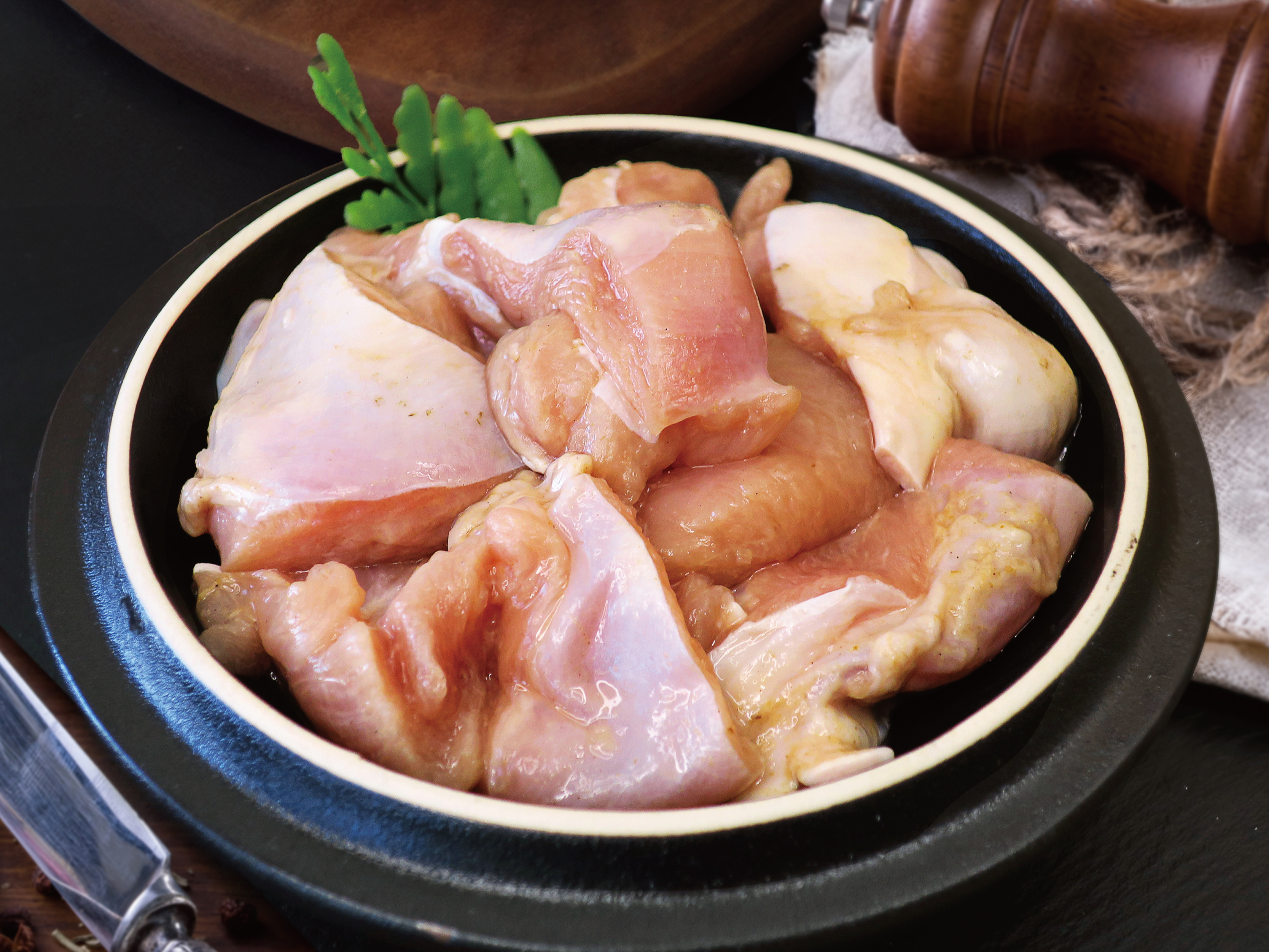 只有-蒜味去皮雞腿丁