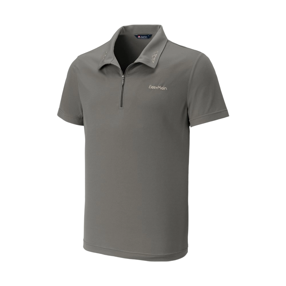 EasyMain 衣力美 男細橫紋排汗短袖衫 男款 (2色) 10EMS24005