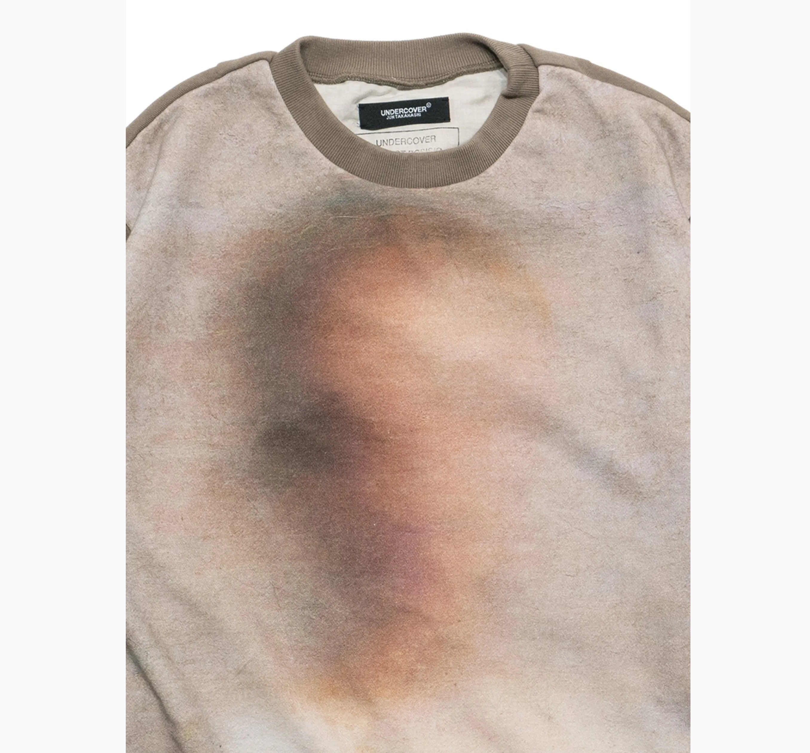 UNDERCOVER x ROBERT BISISIO FADE MAN SWEATER L/S (UC1E4802-1) - GREY/BEIGE PRE ORDER ITEM (預訂中)