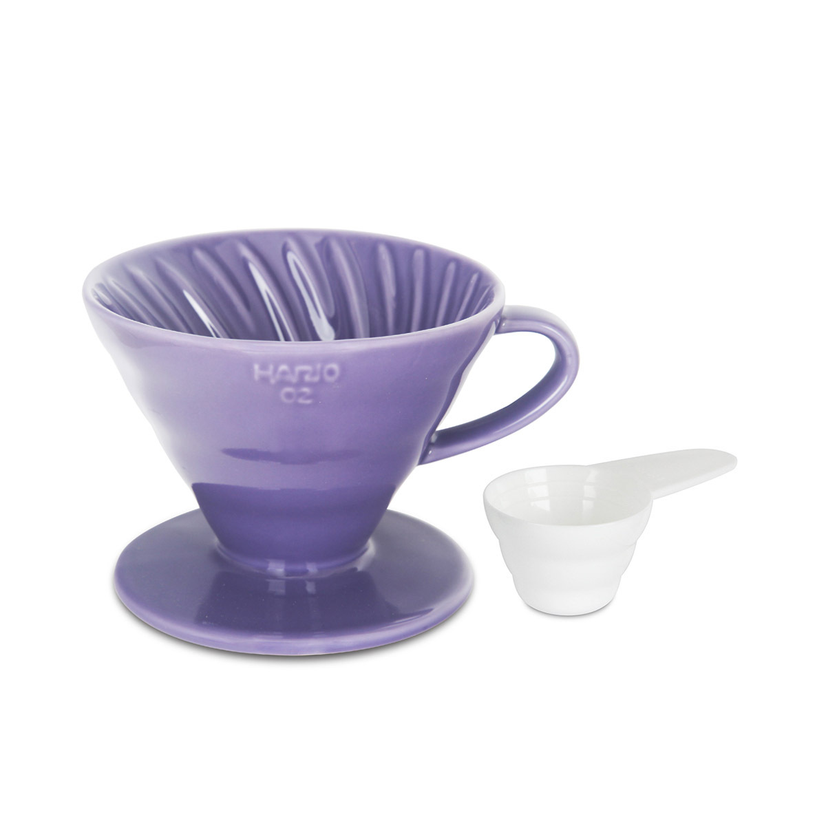 日本HARIO V60-02紫色陶瓷咖啡濾杯 -VDC-02-PU