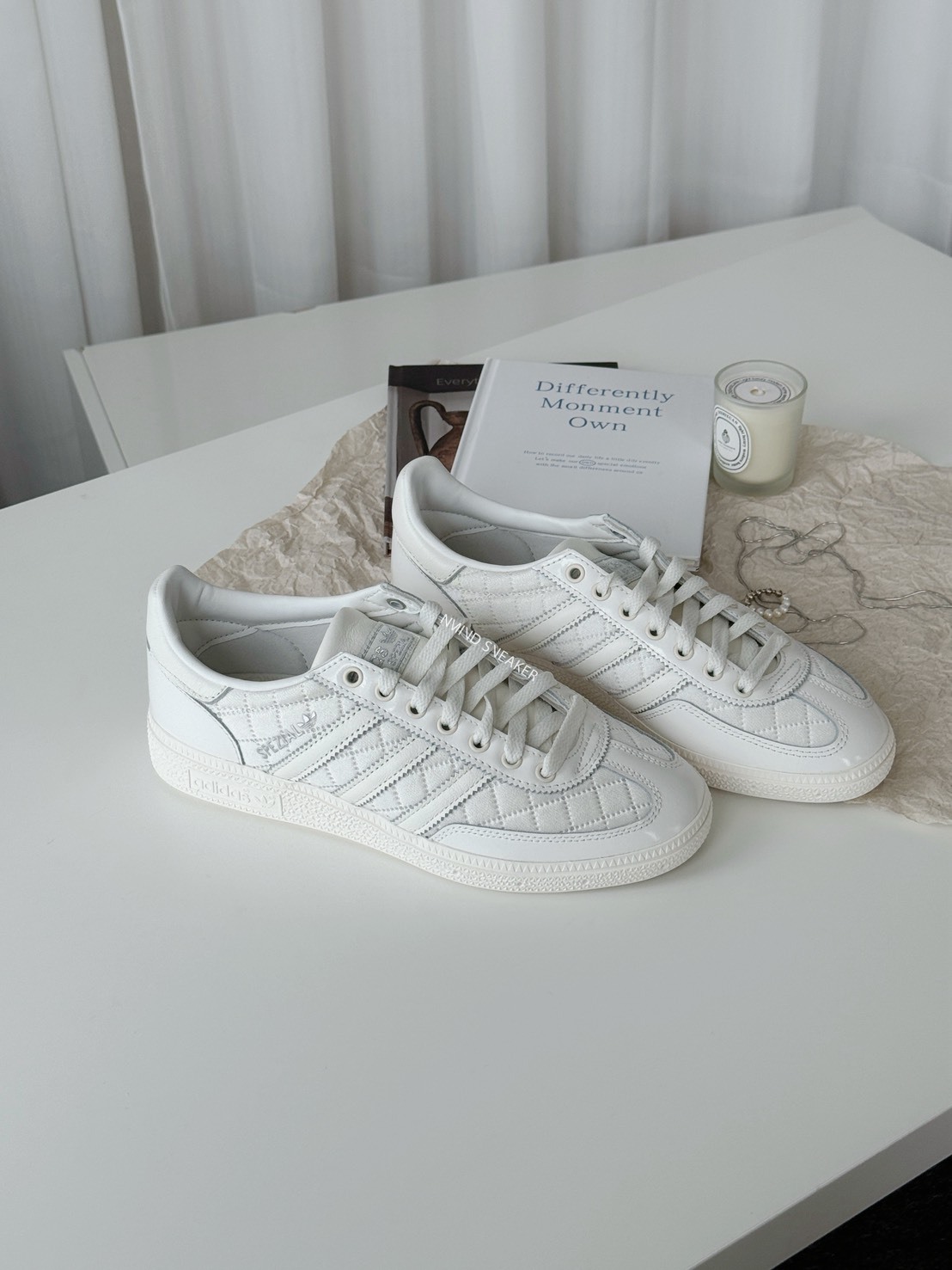 <快速出貨> Adidas Originals Handball Spezial 白菱格紋  小香風