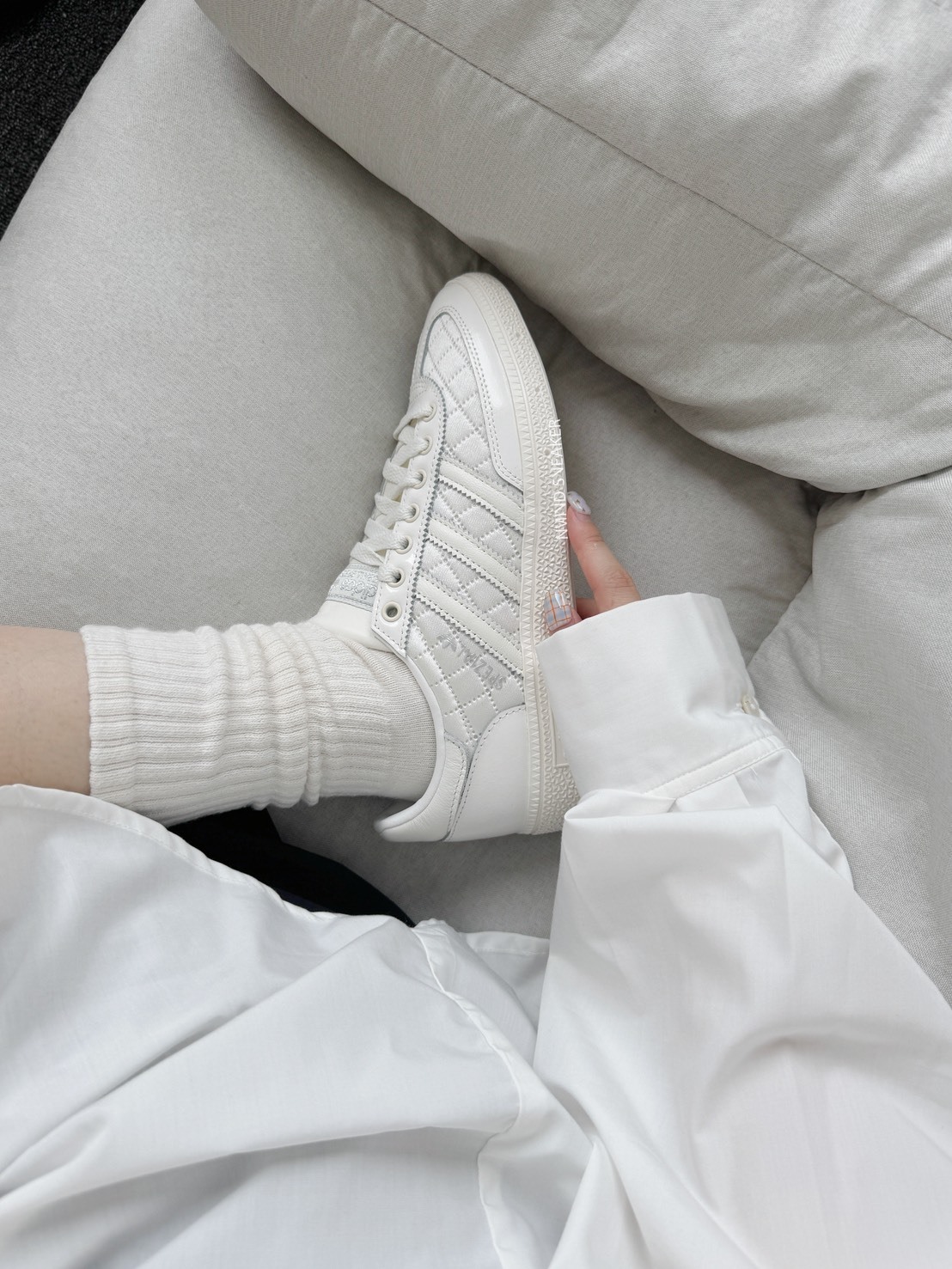 <快速出貨> Adidas Originals Handball Spezial 白菱格紋  小香風