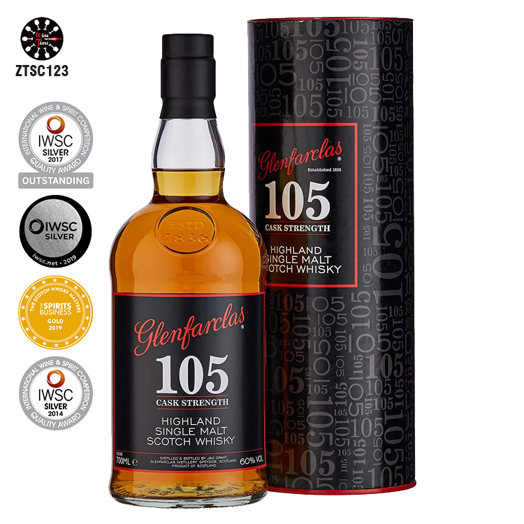 Glenfarclas 105 Cask Strength Highland Single Malt Scotch Whisky (禮盒)