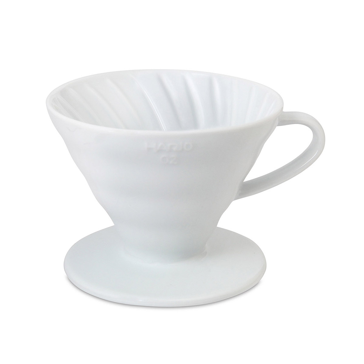 日本HARIO V60-02 陶瓷咖啡濾杯(白色) -VDCR-02-W