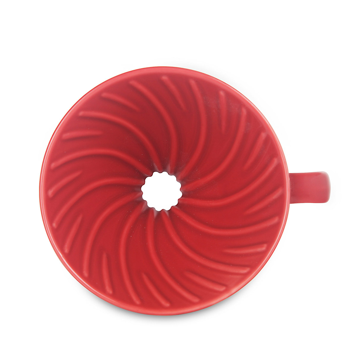 日本HARIO V60-02 陶瓷咖啡濾杯 (紅色) -VDCR-02-R