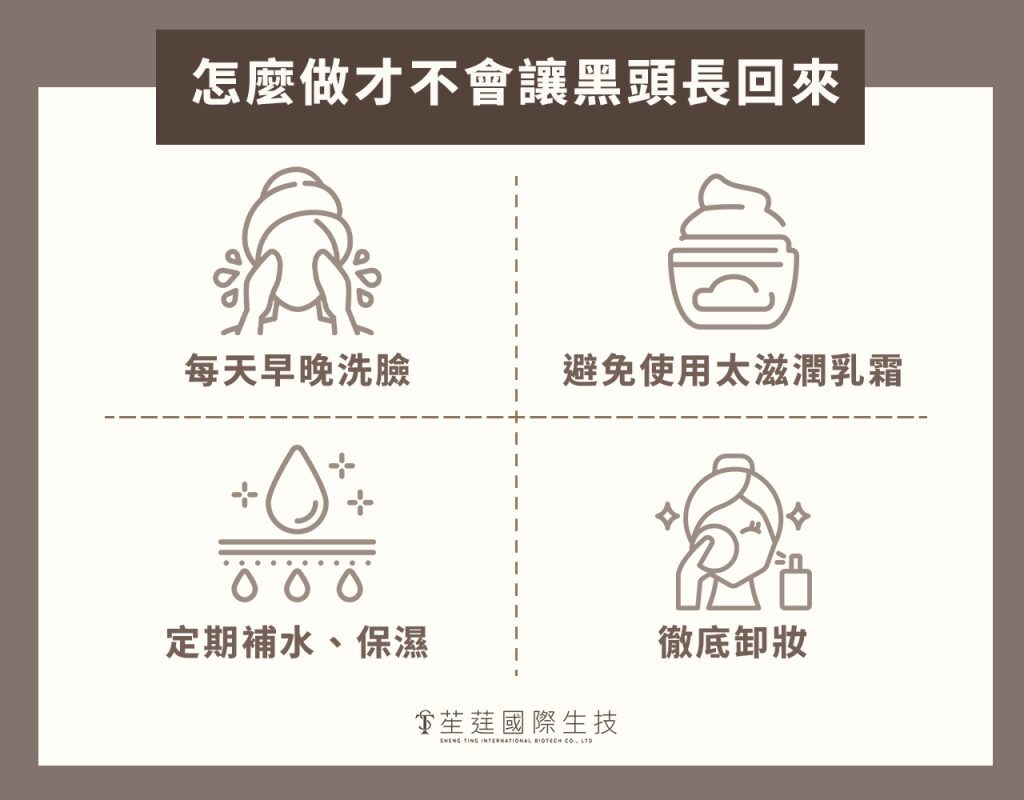 怎麼做才不會讓黑頭再長回來？