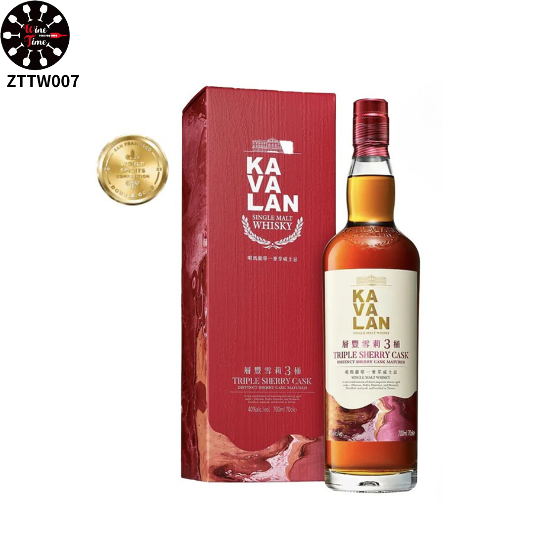 噶瑪蘭層豐雪莉3桶單一麥芽威士忌 (禮盒) 700ml