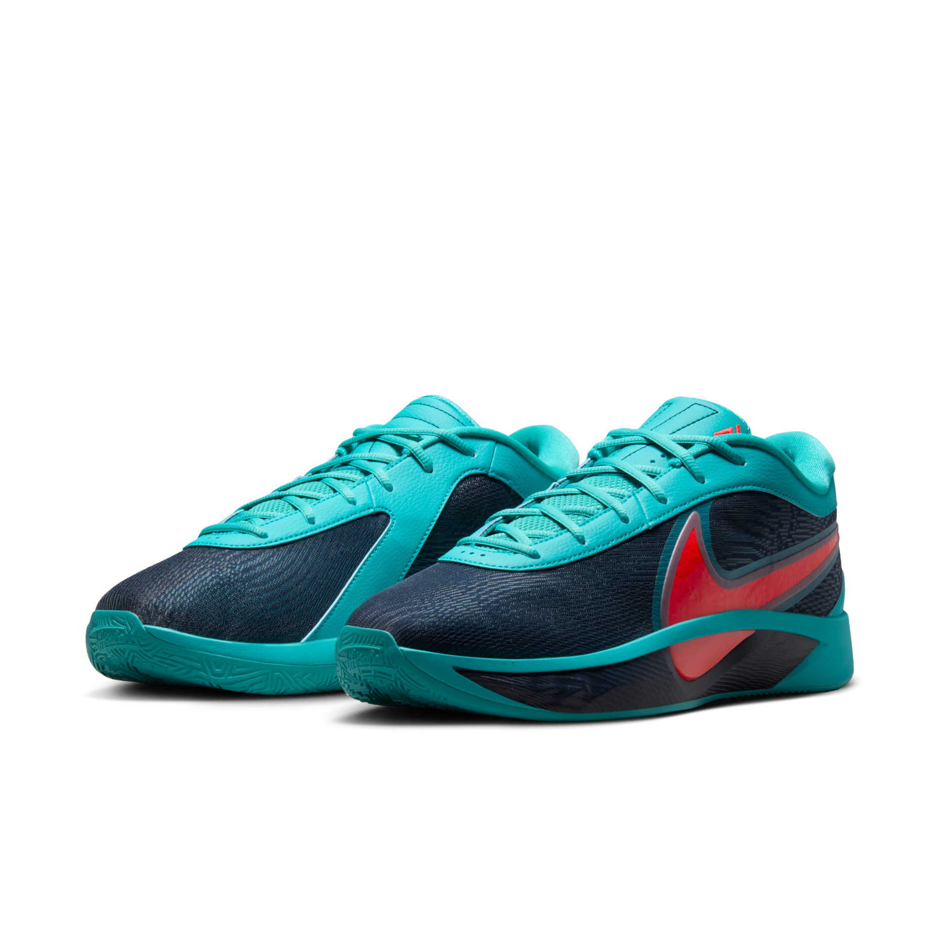 男鞋 NIKE GIANNIS FREAK 6 EP 藍綠 緩震 希臘怪物 字母哥 L+M 籃球鞋【FJ7807-300】