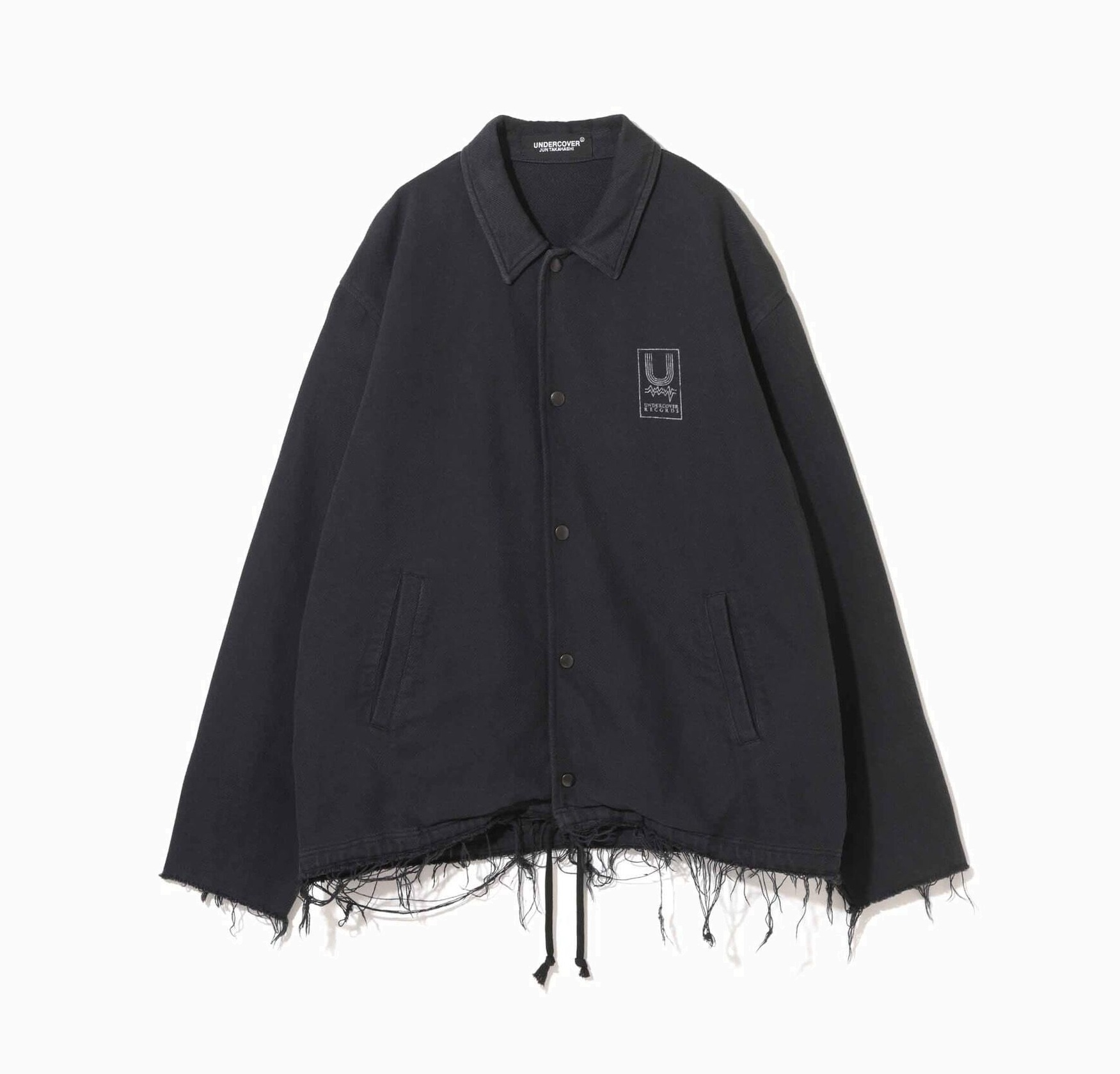 10/27 RE-STOCK: UNDERCOVER DAMAGED COTTON COACH JACKET (UC2D9210) - BLACK PRE ORDER ITEM (預訂中)