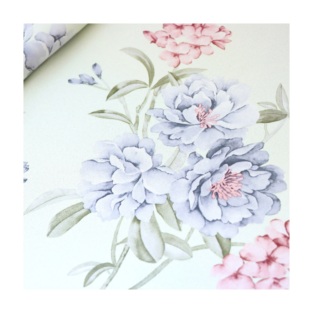 手工製作│遮光窗簾│半窗落地窗│彩卉春漾│打孔│2尺寸