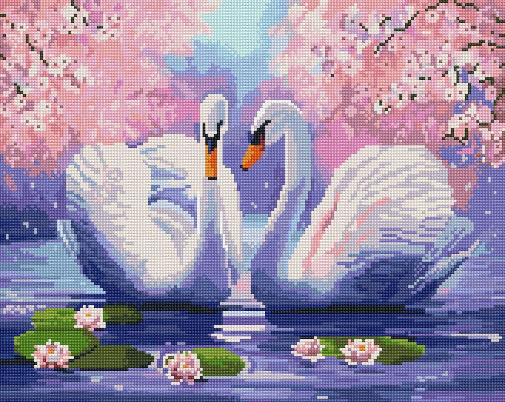 藝術生活 鑽石新設計 滿版立體鑽石畫【GJ5019】春之頌     40*50CM