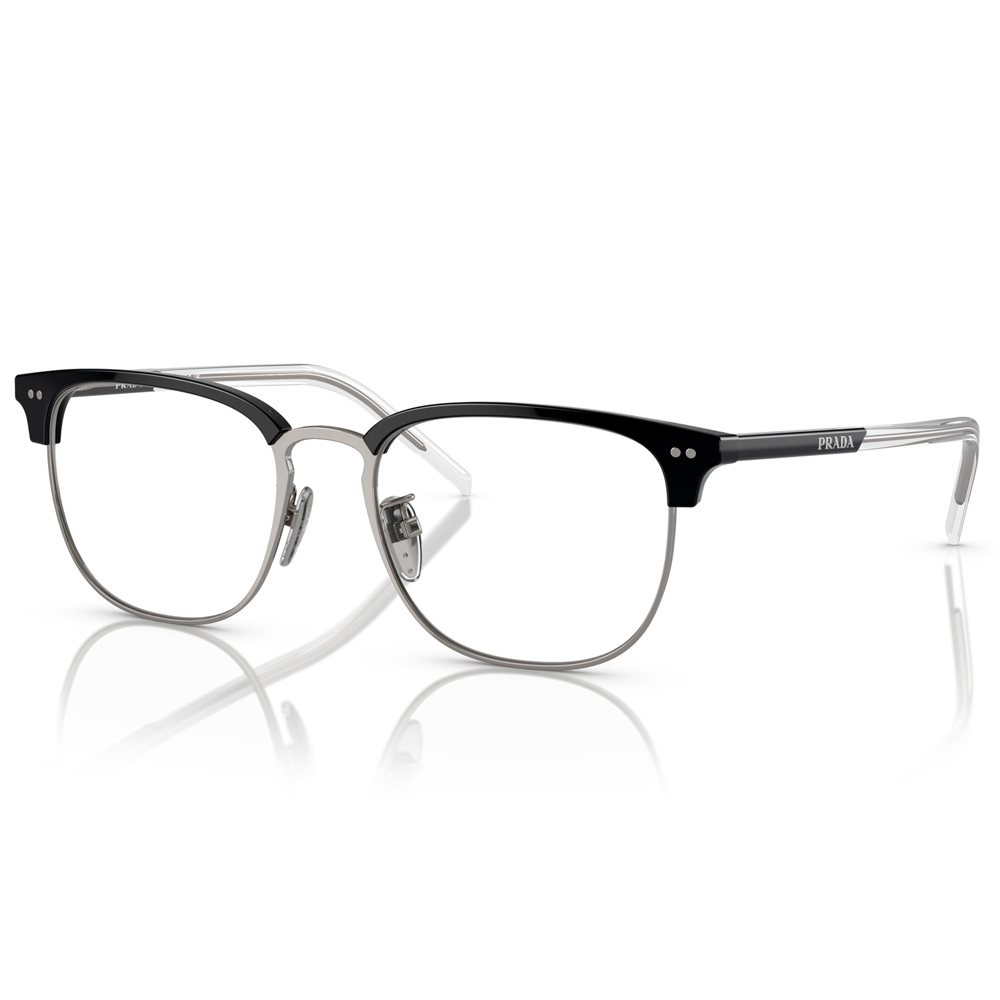 【PRADA】VPR 11Z-D YDC-1O1-54mm 眉框光學眼鏡♣