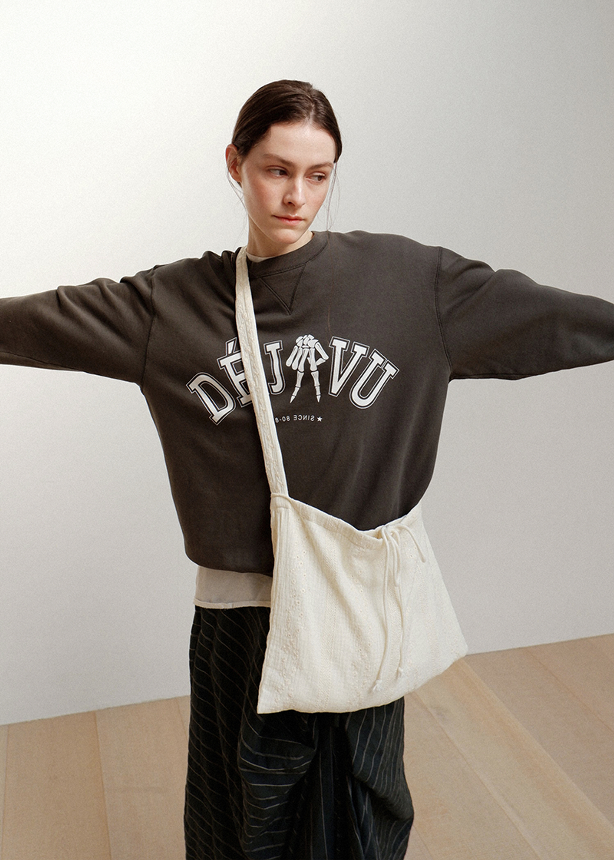 Voor Cotton Lace Shoulder Bag