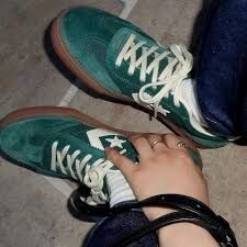 <日本限定> Converse ROADCLASSIC SK OX 森林綠焦糖