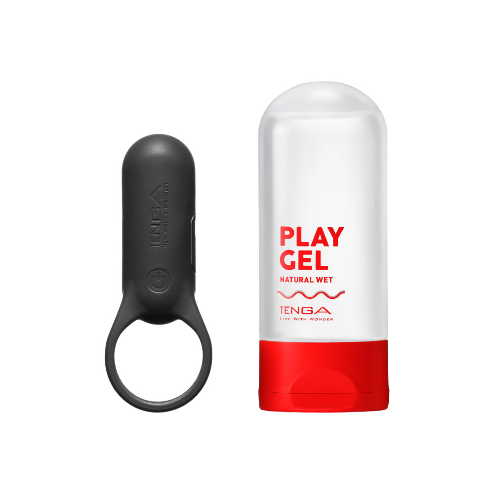 【官網限定】TENGA SVR PLUS 巧振環 加強版+PLAY GEL 共趣潤滑液套組