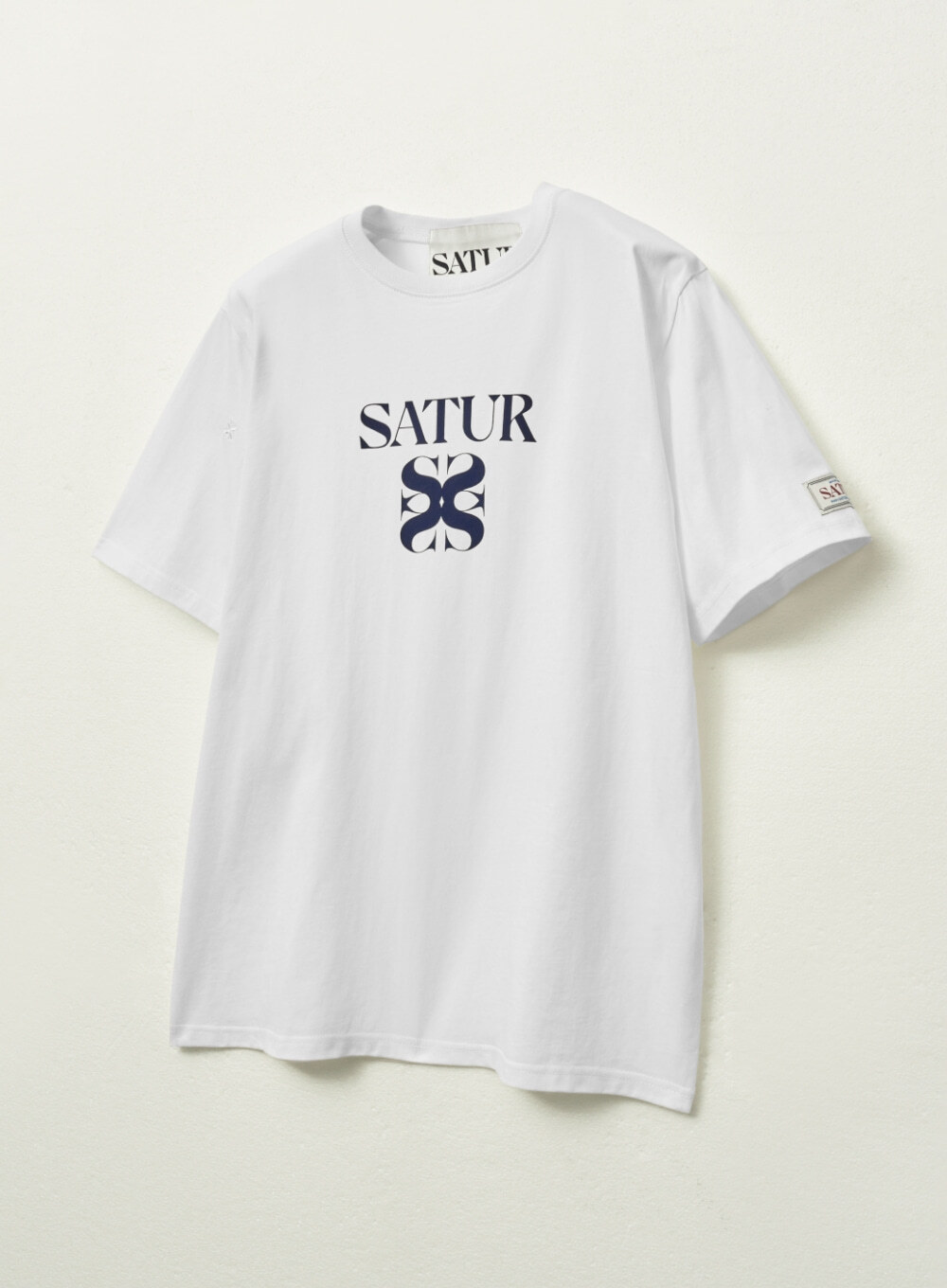 Tシャツ・カットソー SATUR Classic Logo Short Sleeve T-Shirt Clean White SA252MTS MUSINSA | SATUR Satur All Day Short Sleeve T-Shirt