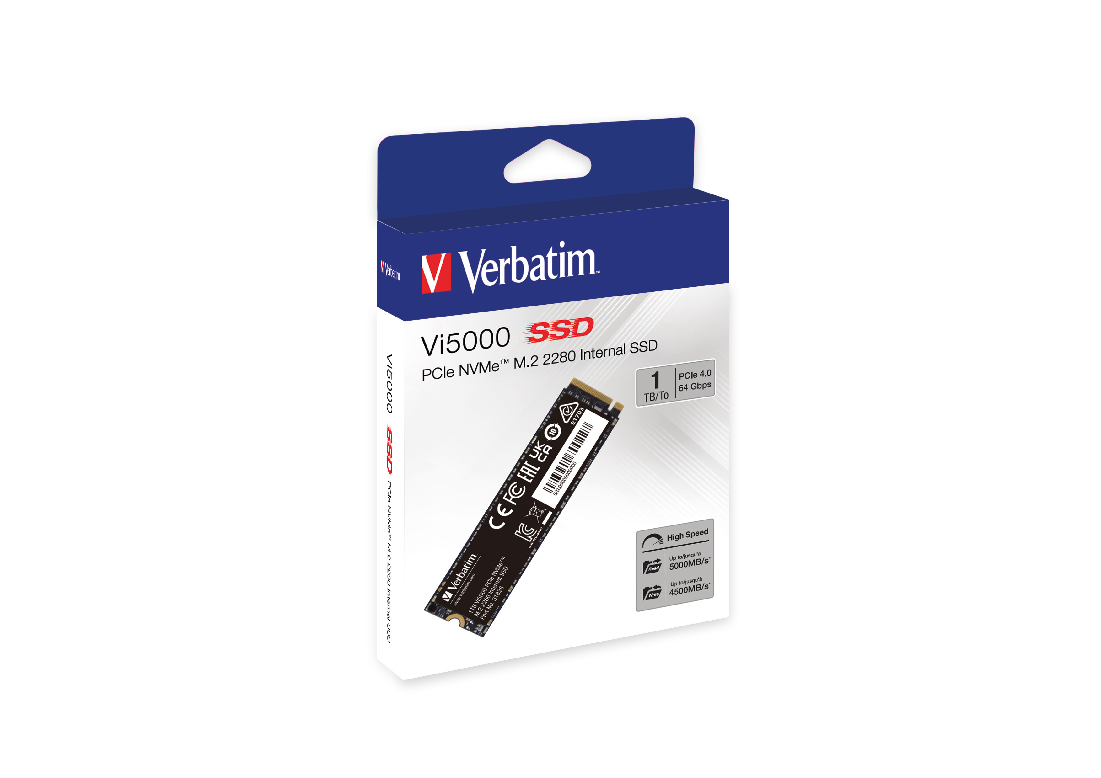 Vi5000 PCIe Gen 4 NVMe M.2 內置 SSD