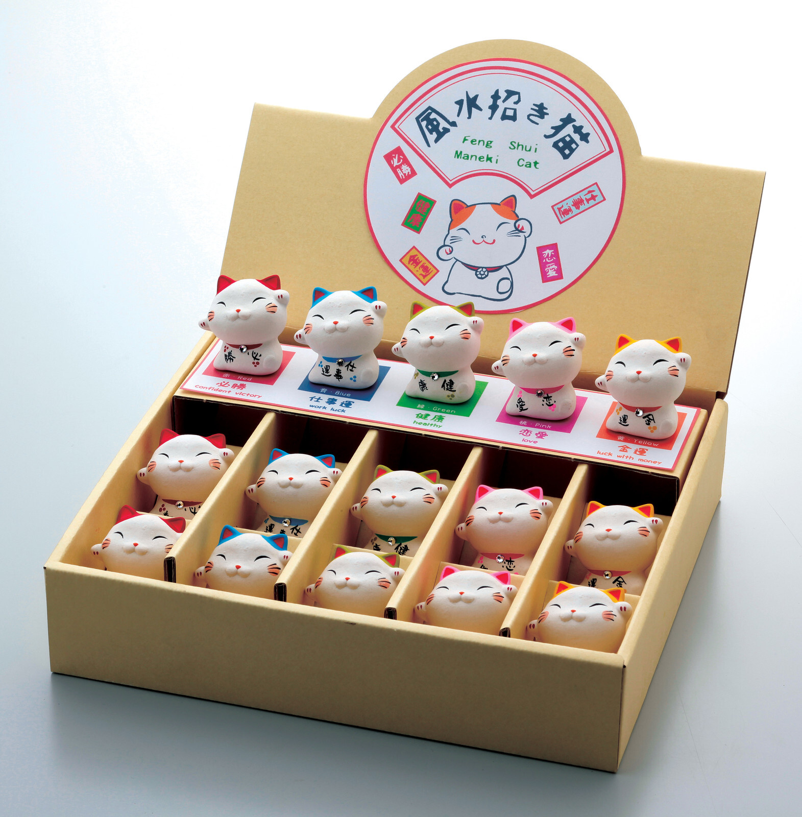 日式陶瓷風水招財貓 (非日本製)