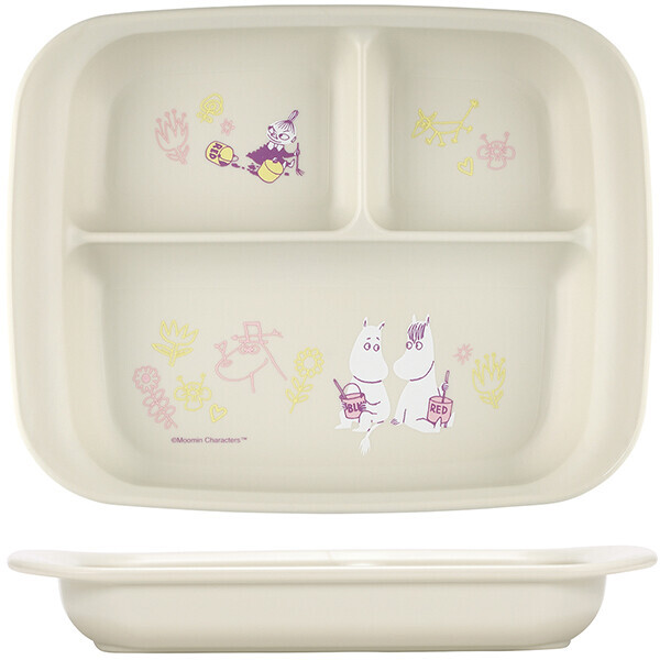 日本MOOMIN兒童抗菌分隔碟 (日本製)