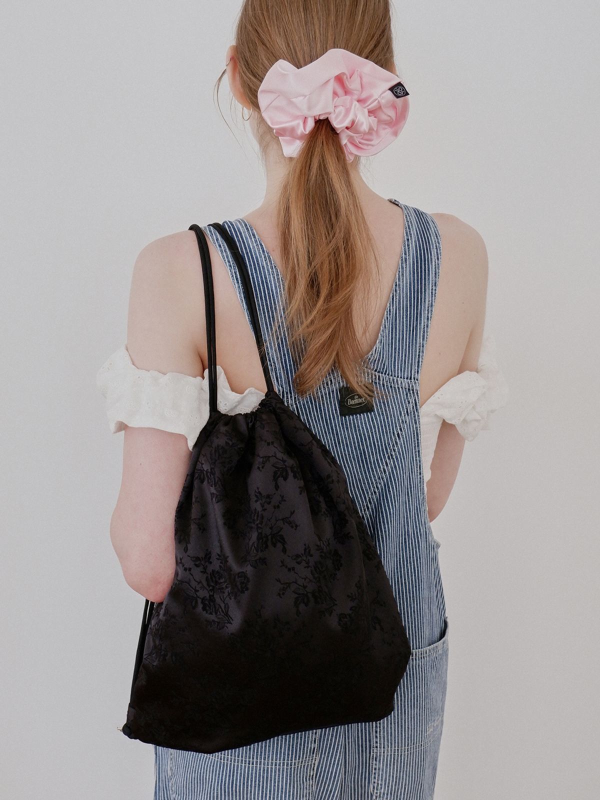 Voor Flower Satin Backpack