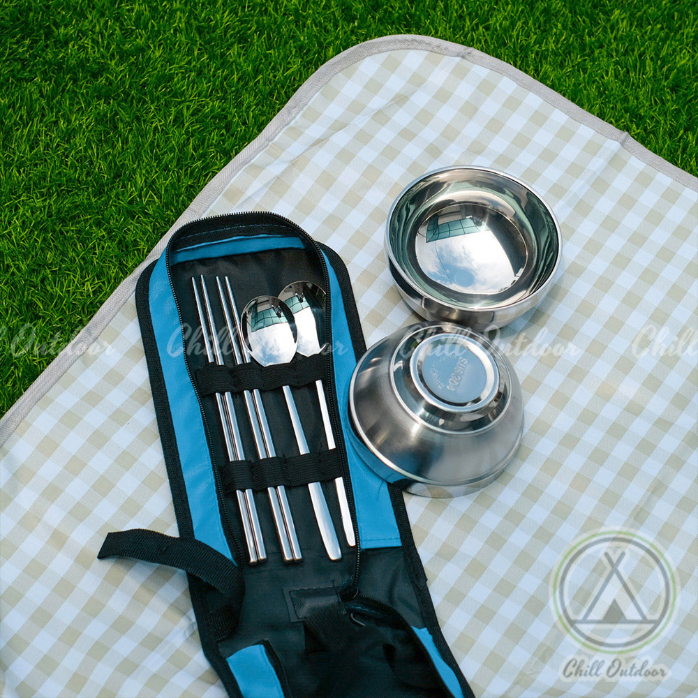 304不鏽鋼隔熱碗組－(附專用收納袋)