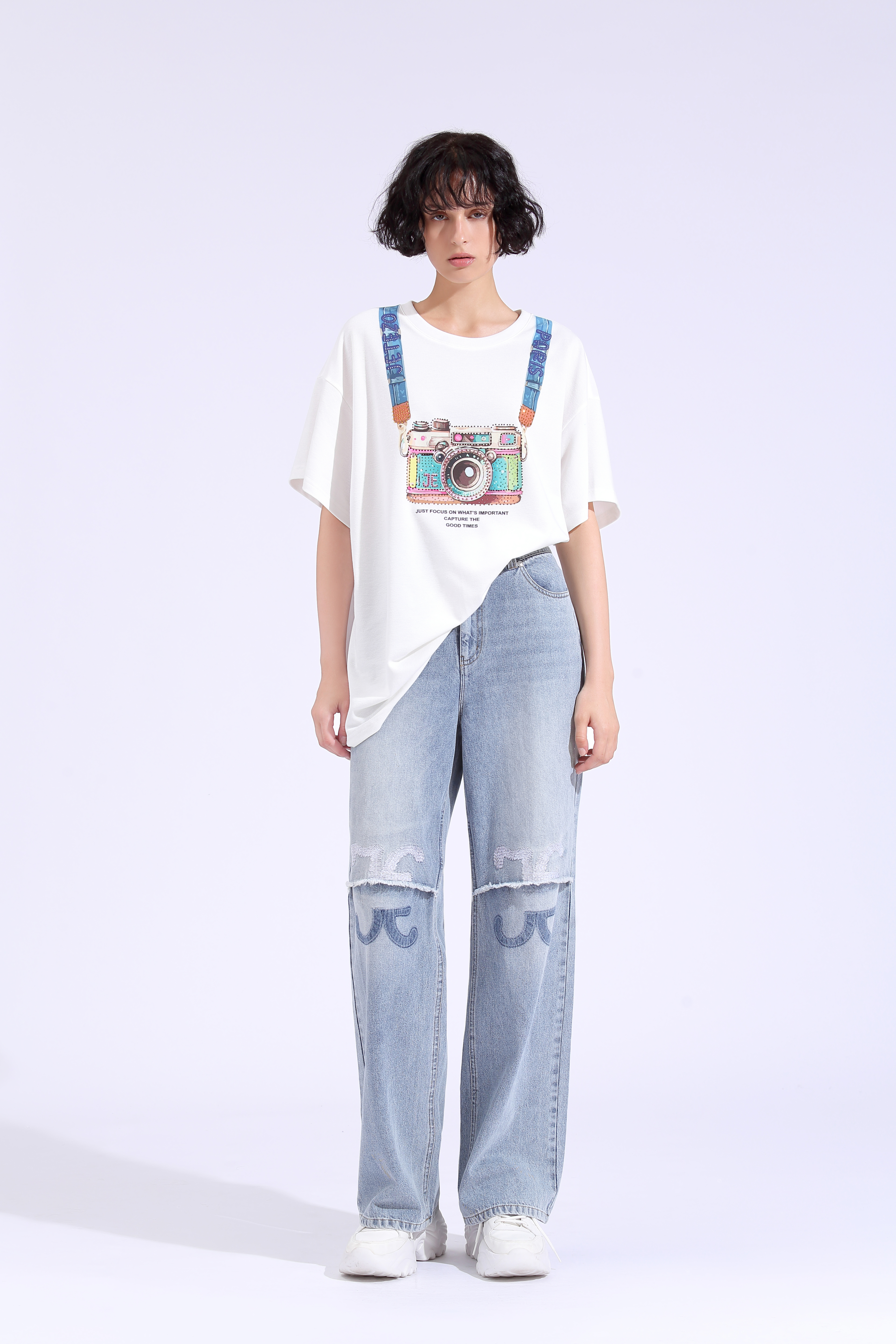 BE10332A1 趣味照相機寬版長T