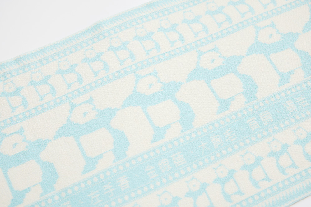 Dancing Chinese Medicine Scarf- Light Blue