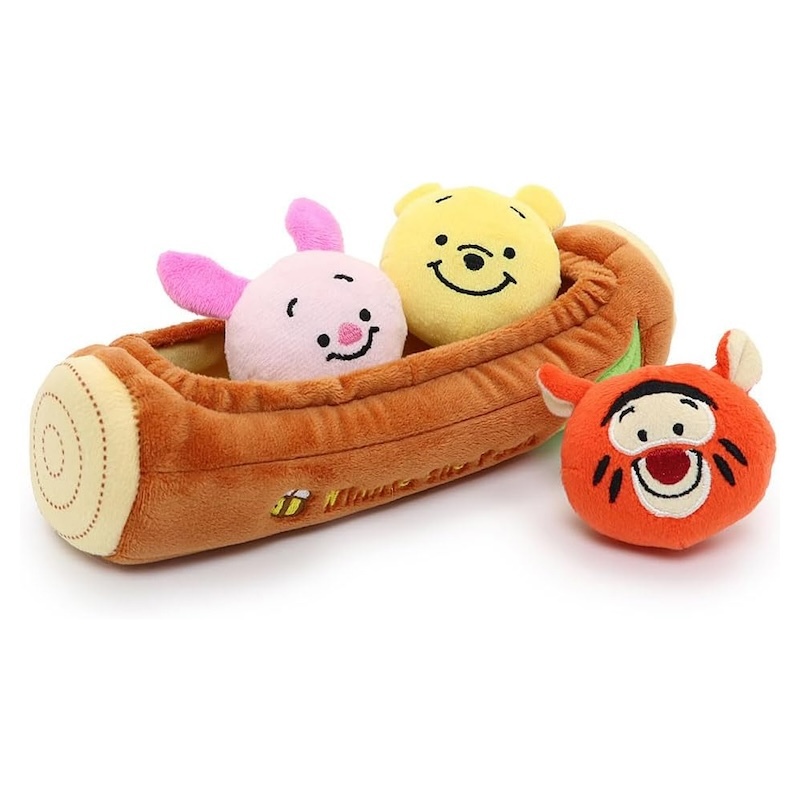 日本直送 小熊维尼系列鈴鐺狗狗玩具