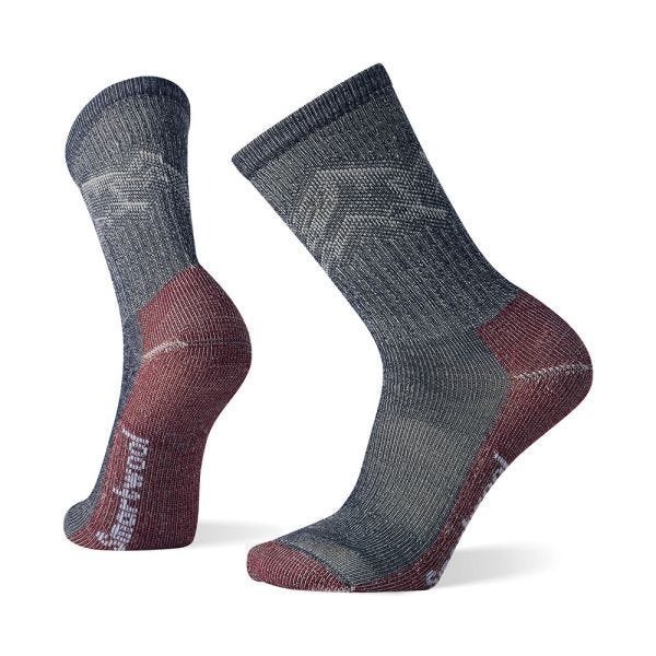 【Smartwool】全輕量減震徒步印花中長襪 黑色 深海軍藍 / SW001644