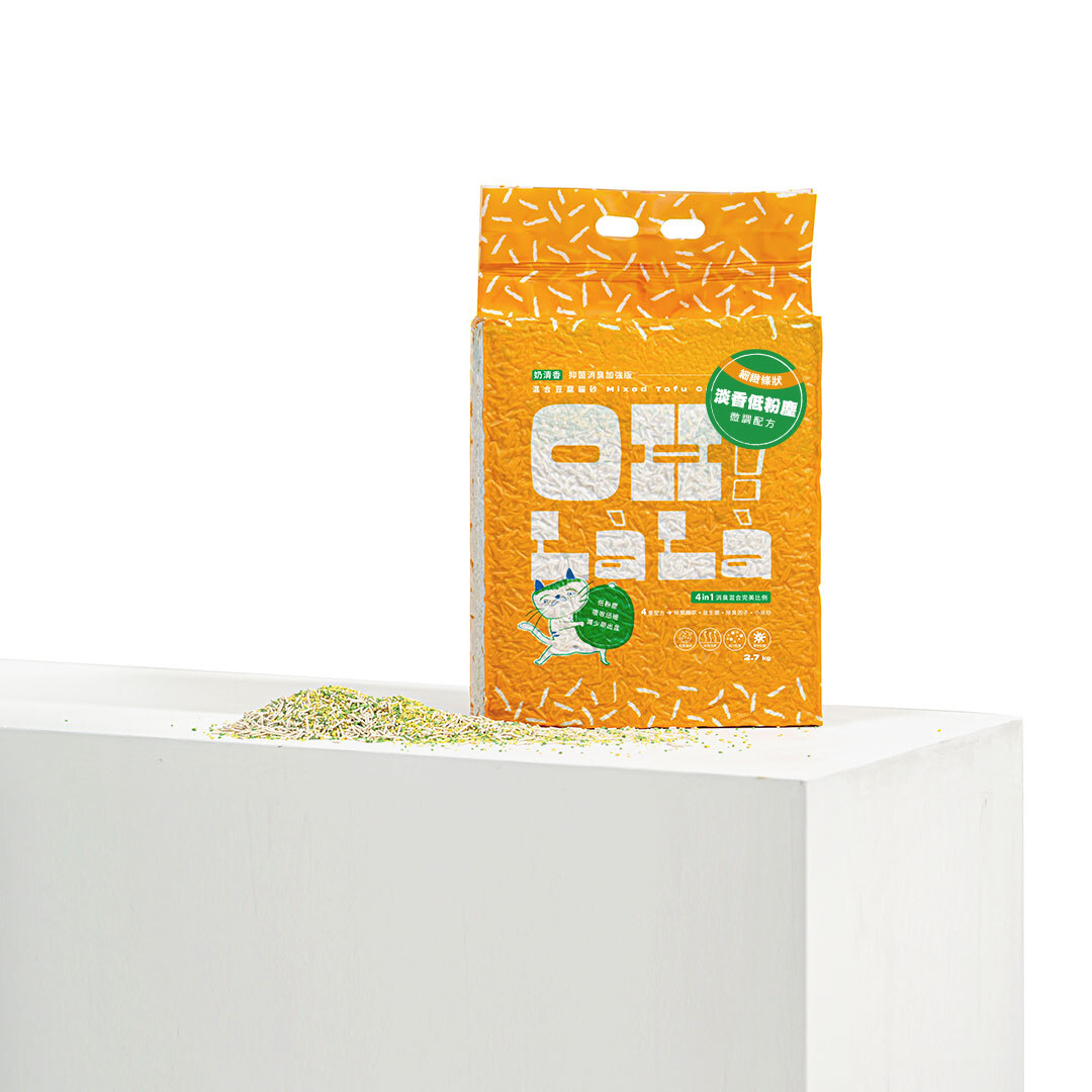 【淡香低粉塵】奶清香混合豆腐砂