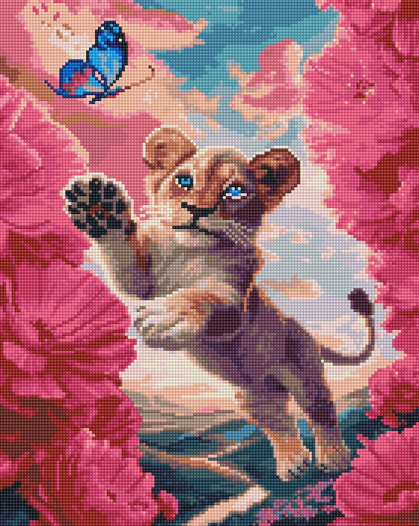 藝術生活 鑽石新設計 滿版立體鑽石畫【GJ6556】頑皮獅王     40*50CM