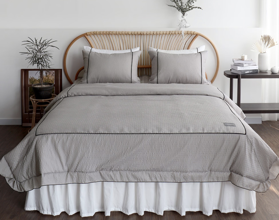 🇰🇷 韓國製 | 酒店風方格簡約波紋透氣涼被  🛏️  韓國熱賣款🔥