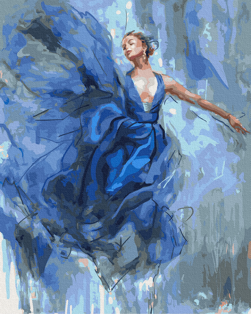 【DT040】藍衣舞伶