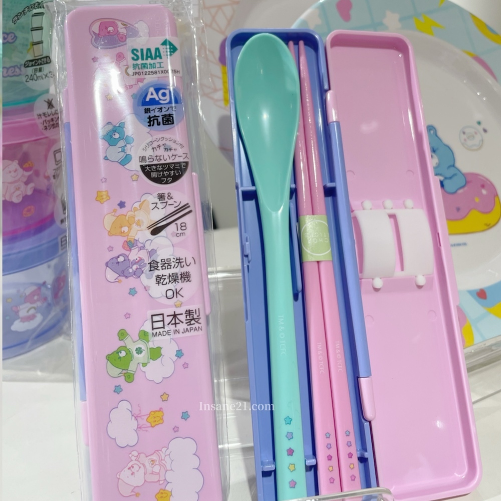 CARE BEARS 彩虹熊餐具 筷子 湯匙