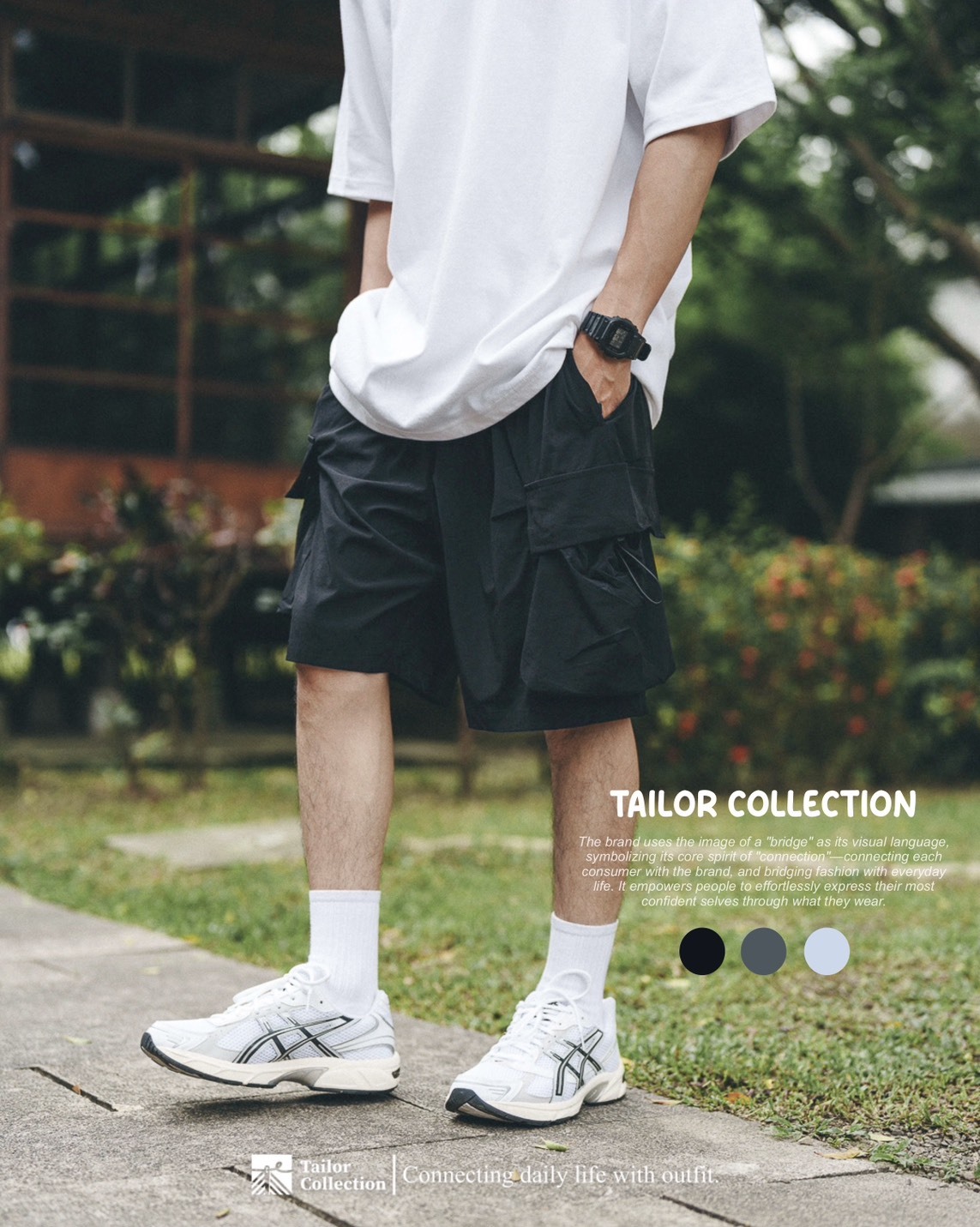 #現貨  Tailor collection 自製款 超彈力 束繩口袋褲 不買後悔 2738