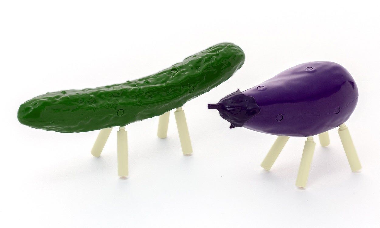 精靈馬組裝模型 小黃瓜和茄子 Shoryo Uma Plastic Model Cucumber & Eggplant
