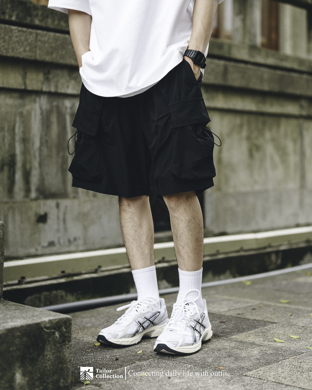 #現貨  Tailor collection 自製款 超彈力 束繩口袋褲 不買後悔 2738