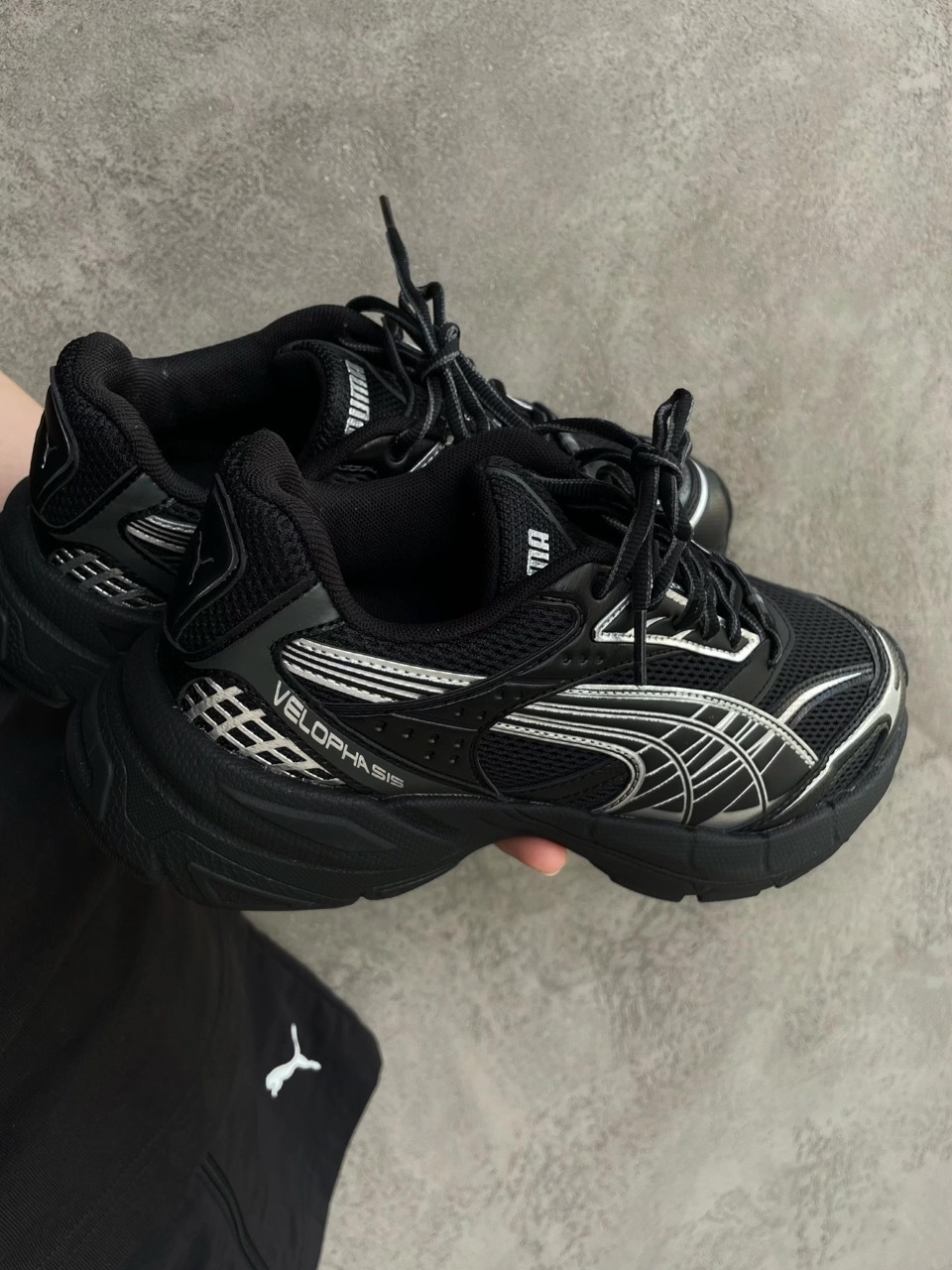 PUMA VELOPHASIS LITE 銀翼 黑銀 灰銀 復古 厚底 增高 男女鞋 406204-02 / 預購