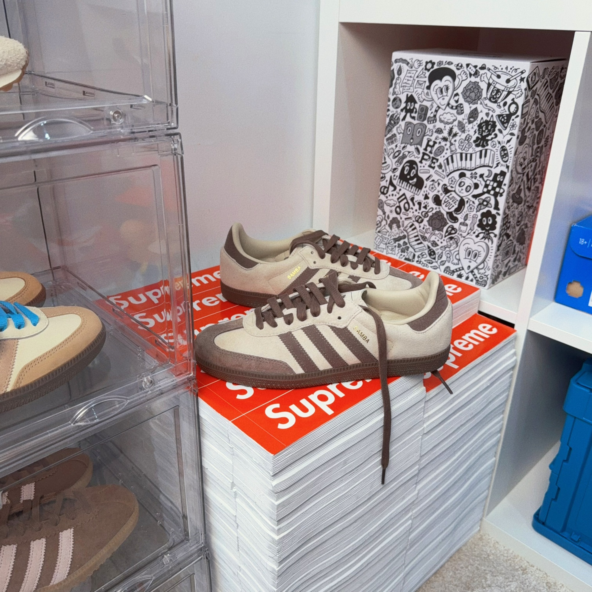 Adidas Originals Samba OG 歐洲限定 榛果拿鐵 咖啡色 復古鞋 JQ6304