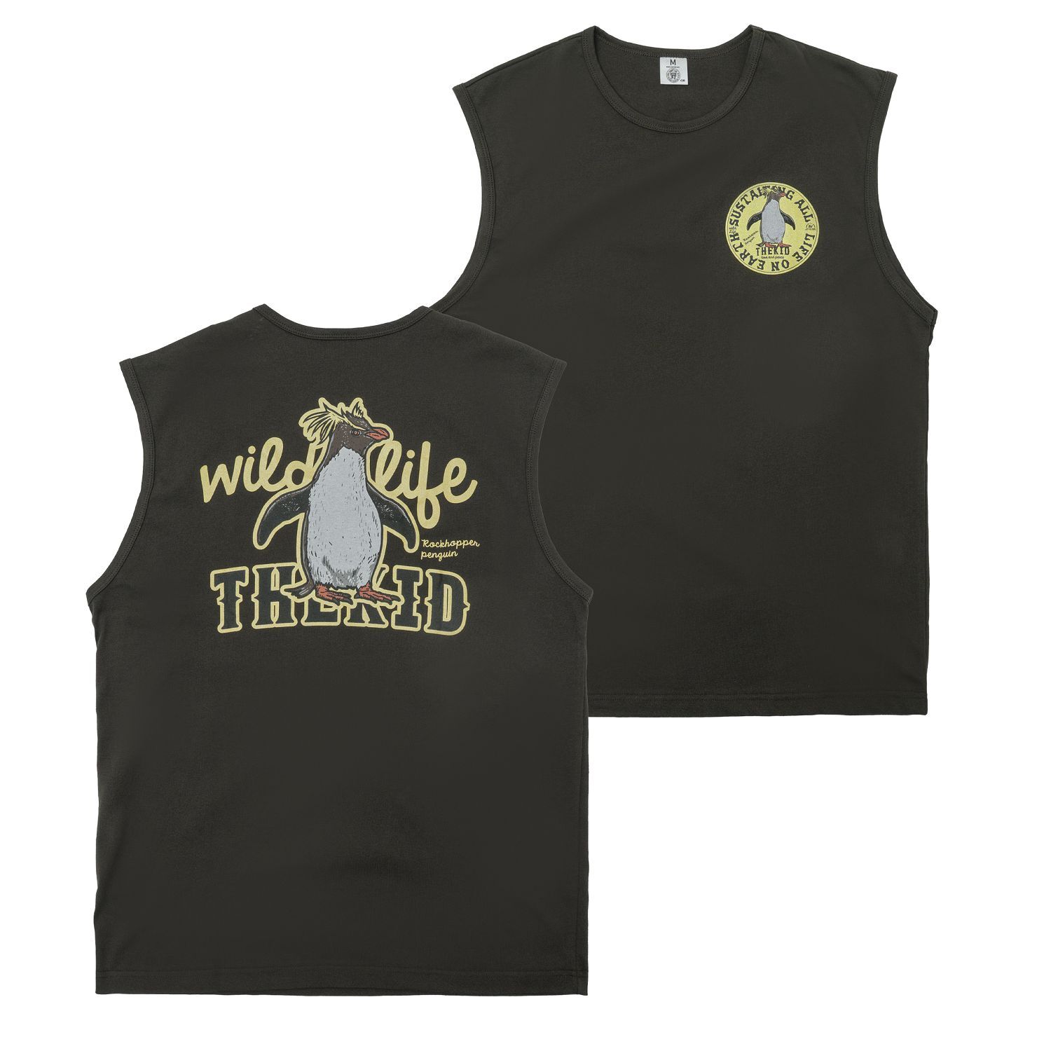 KID ® 動物系列 鳳冠企鵝寬肩背心