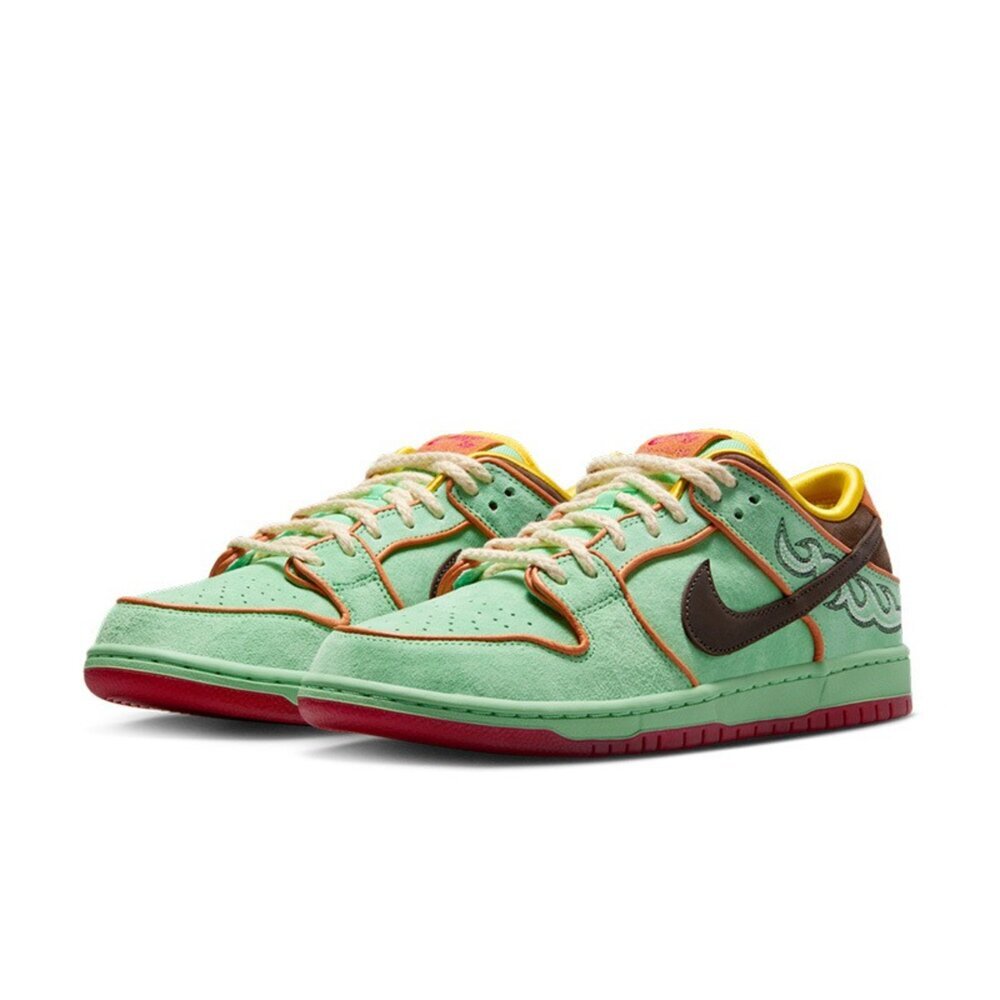 Nike SB Dunk Low Pro QS Tourmaline 綠鞋紅底 2025 低筒 牛仔 休閒鞋 男鞋 HF3058-300