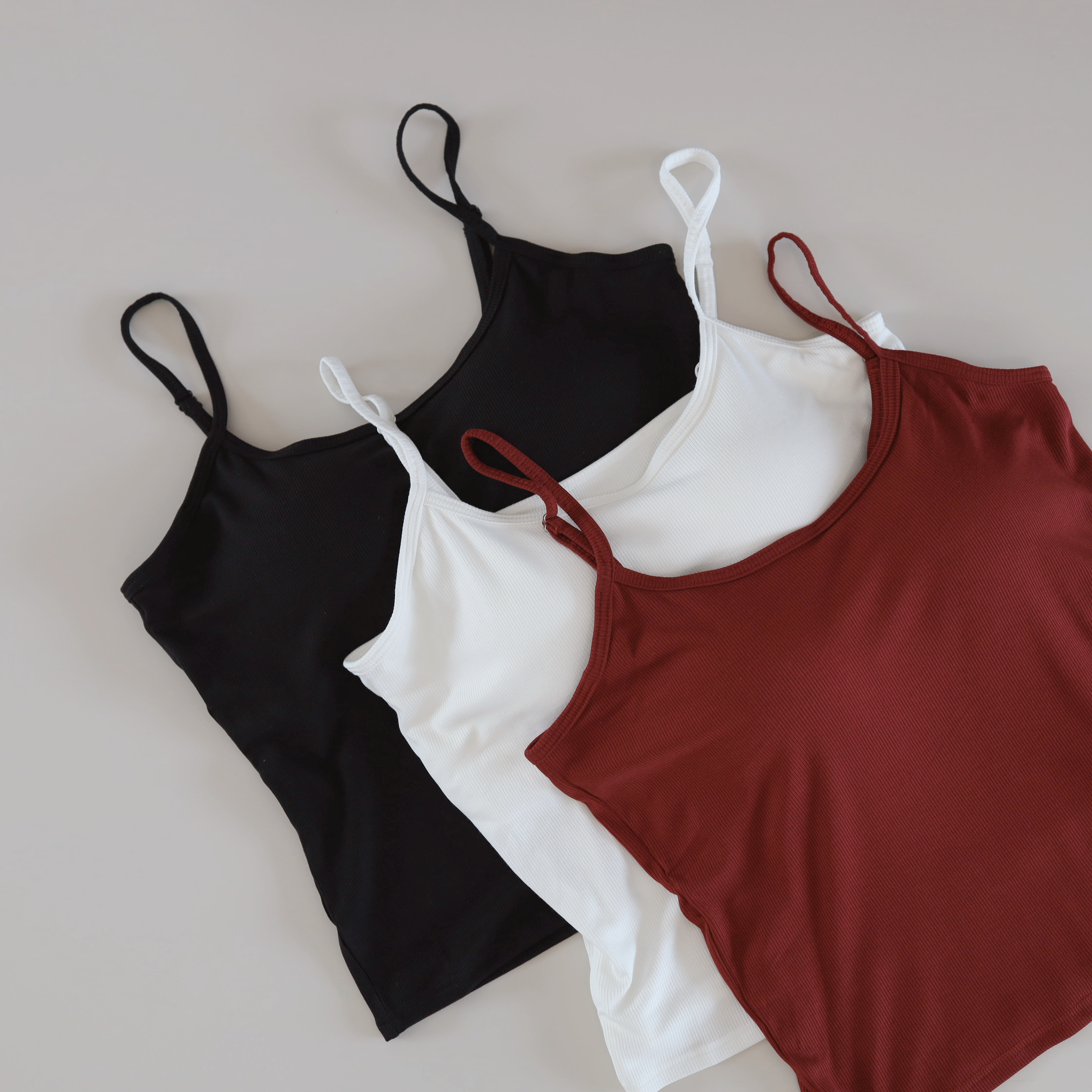 現貨 4009  幼帶大U領Bra Top