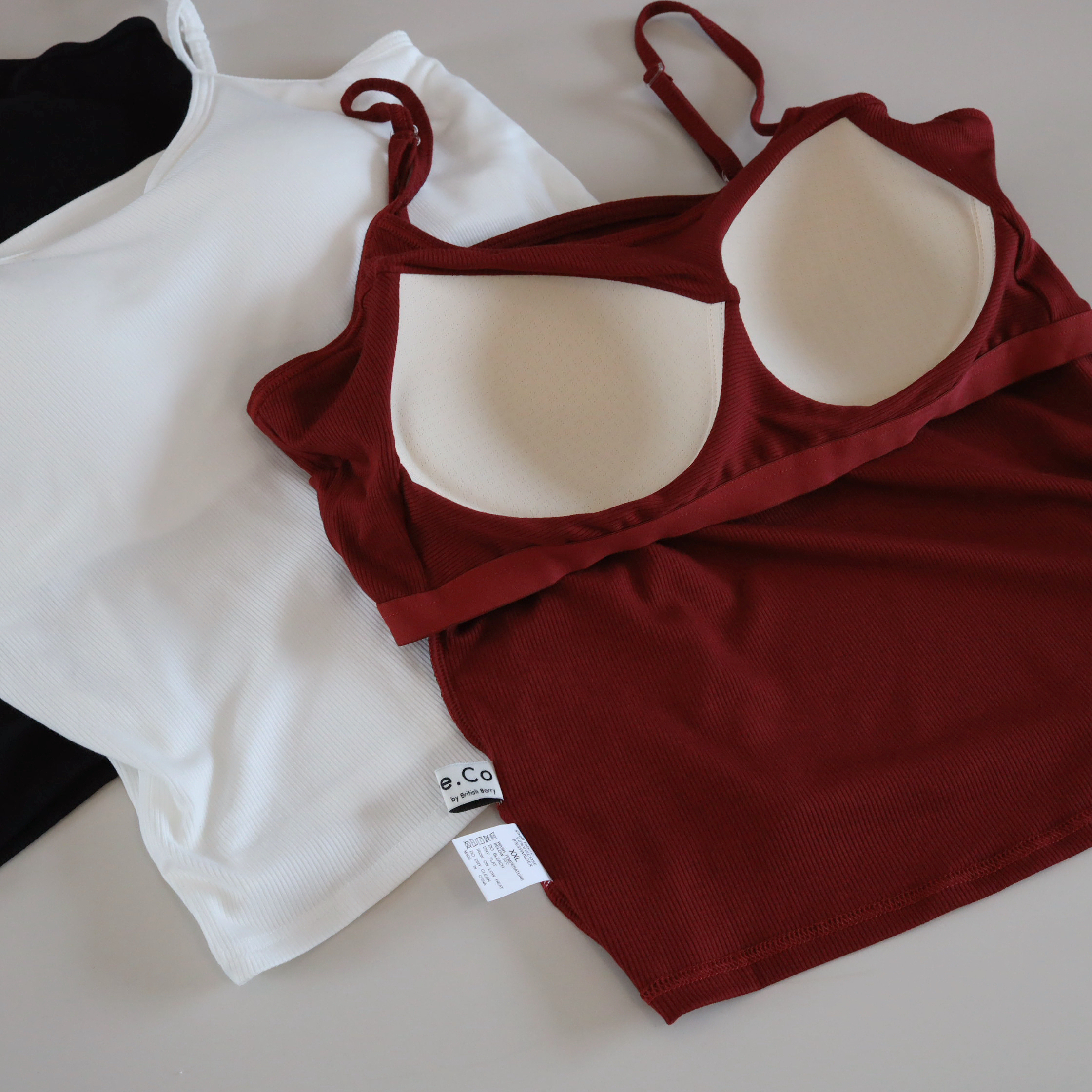 現貨 4009  幼帶大U領Bra Top