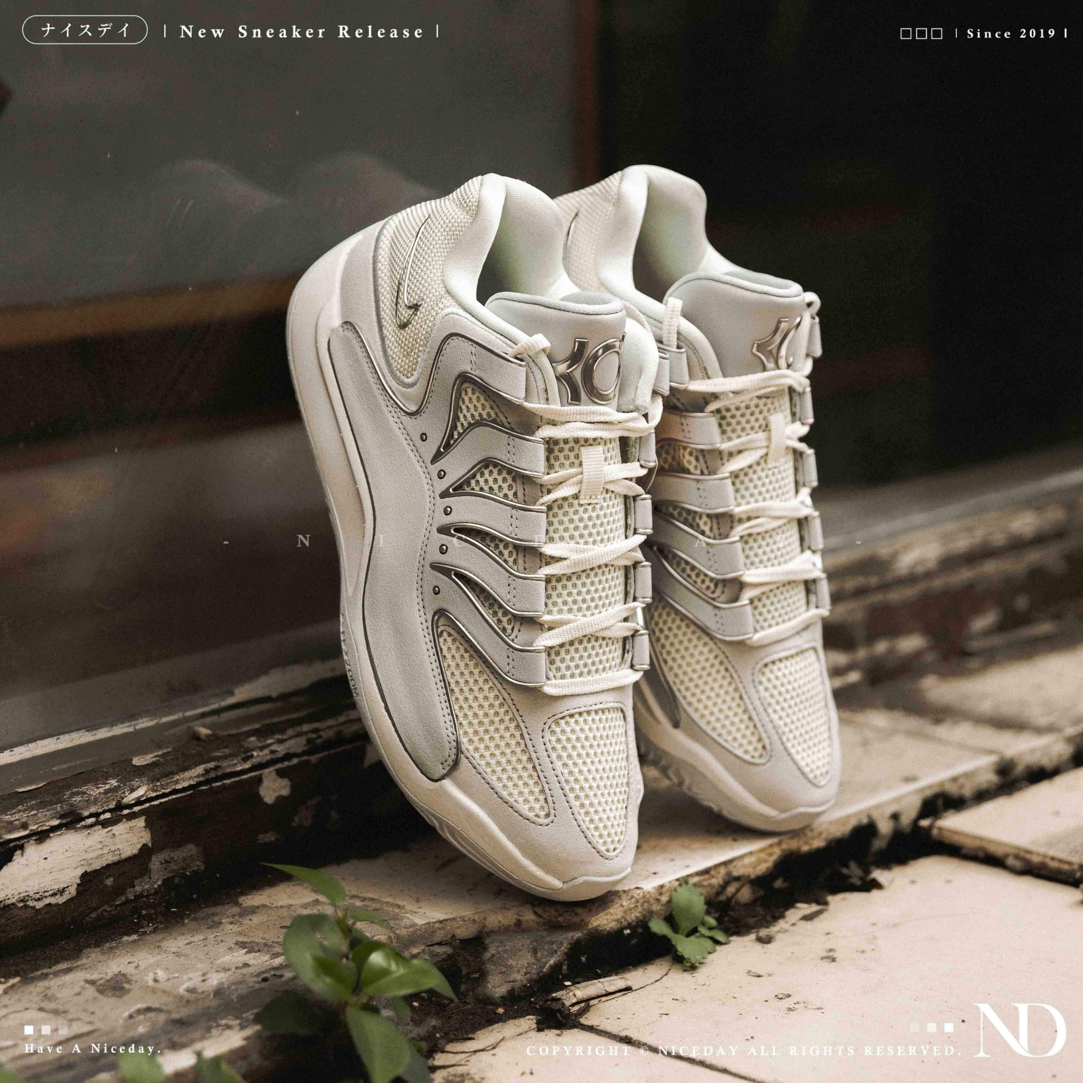 NICEDAY 現貨 NIKE KD 18 EP 銀灰 奶油灰 白 灰 奶油 實戰 籃球鞋 運動鞋 HV1991-001