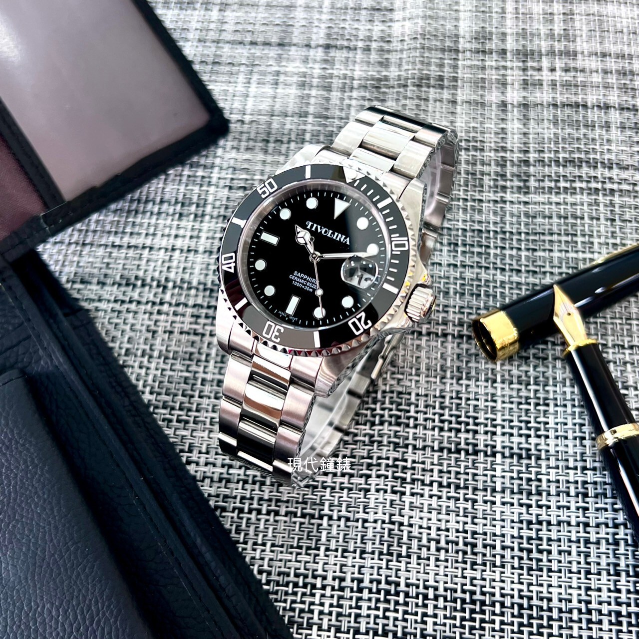 【TIVOLINA 小紅帽】運動型水鬼腕錶 MAW3775-K 41mm  現代鐘錶