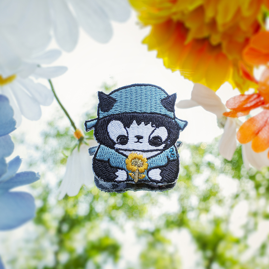 【 品牌小物 】聯名刺繡燙貼片-貓咪阿諾