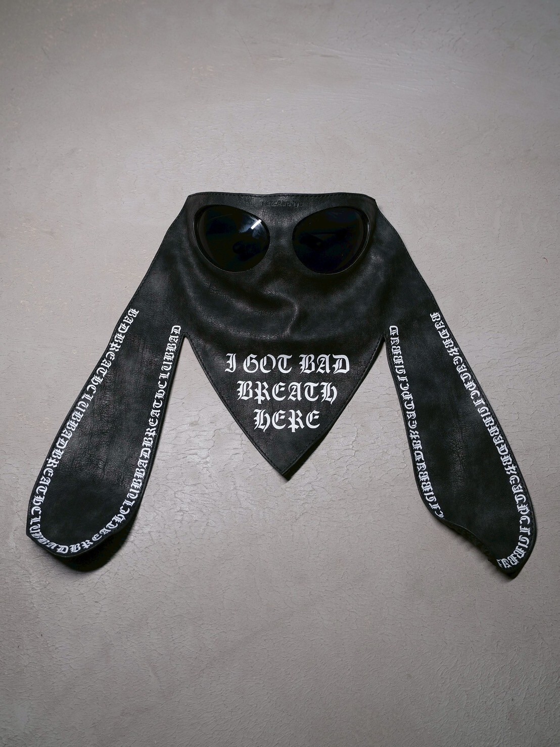 Bad Breath Club x HOZAapJyu 限定款 墨鏡 面罩 口罩 頭飾