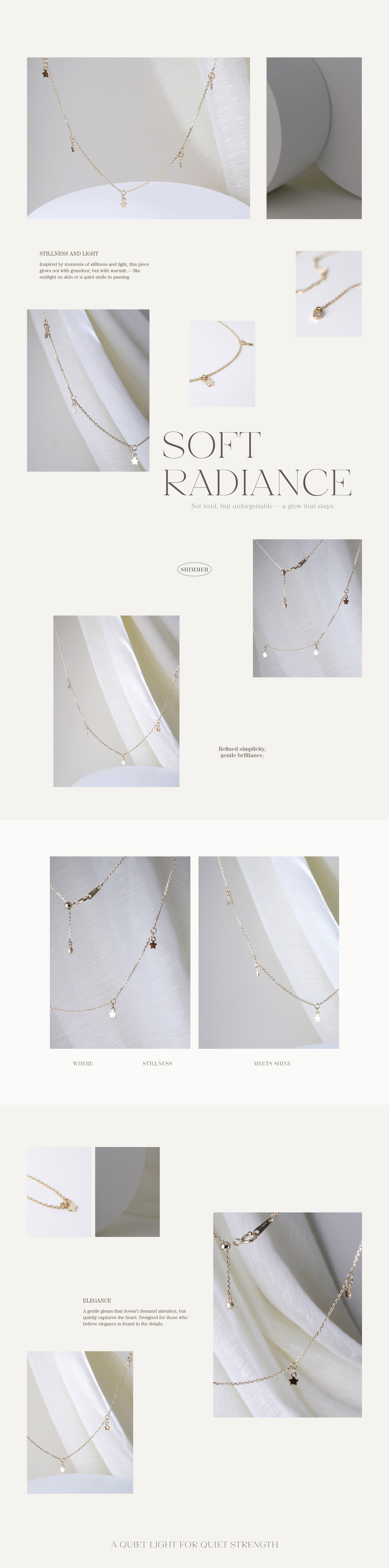 14K 星河項鍊|Miestilo Jewelry設計師輕珠寶品牌|舒飾質感每一刻